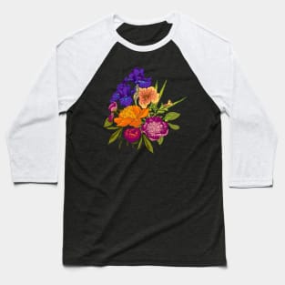 Flowers #029 Baseball T-Shirt
